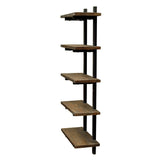 Metal and Solid MDF Wall Shelf - The Linen House