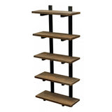 Metal and Solid MDF Wall Shelf - The Linen House