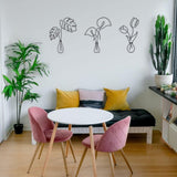 Metal Flower Wall Decor - The Linen House