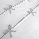 Milo Bow Duvet Set - The Linen House