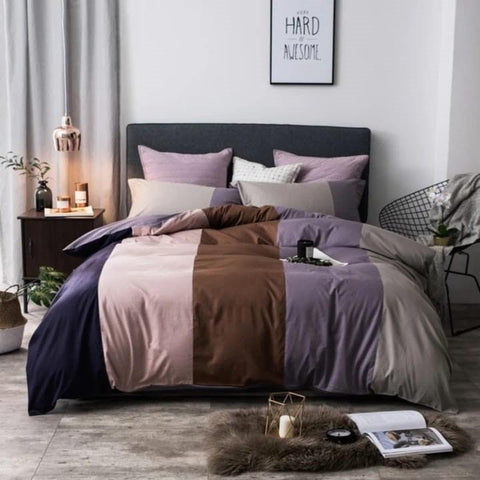 Mix Stylish Stripe Duvet Set - The Linen House