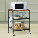 MOOACE 3 - Tier Mesh Kitchen Microwave Rack - The Linen House