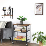 MOOACE 3 - Tier Mesh Kitchen Microwave Rack - The Linen House