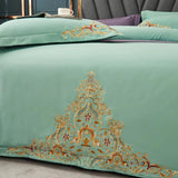 Motive Embroidered Duvet Set - The Linen House