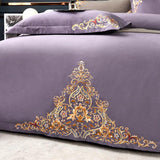 Motive Embroidered Duvet Set - The Linen House