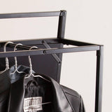 Multi - functional Mirror Stand with Hidden Coat and Shoe RacK - The Linen House