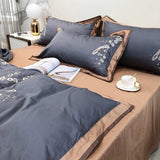 Myriad Embroidery Duvet Set - The Linen House