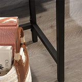 Narrow Metal Console Table - The Linen House