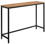 Narrow Metal Console Table - The Linen House