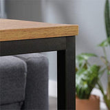 Narrow Metal Console Table - The Linen House