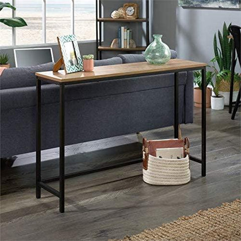 Narrow Metal Console Table - The Linen House