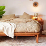 New Dots Tufted Cotton Duvet Cover Set - The Linen House