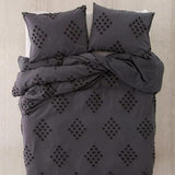 New Dots Tufted Cotton Duvet Cover Set - The Linen House