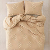 New Dots Tufted Cotton Duvet Cover Set - The Linen House