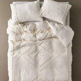 New Eliaf Tufted Cotton Duvet Cover Set - The Linen House