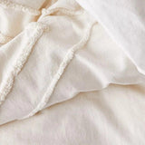 New Eliaf Tufted Cotton Duvet Cover Set - The Linen House