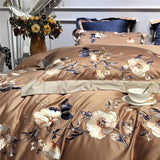 New Flowered Embroidery Duvet Set - The Linen House