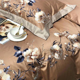 New Flowered Embroidery Duvet Set - The Linen House