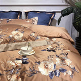 New Flowered Embroidery Duvet Set - The Linen House