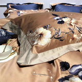 New Flowered Embroidery Duvet Set - The Linen House