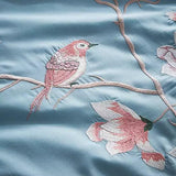 New Luxury Eve Duvet Set(Blue) - The Linen House
