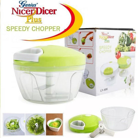 Nicer Dicer Vegetable Chopper Manual Hand Pull - The Linen House