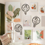 Parrots Metal Wall Decor - The Linen House