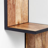 Perris Square Wall - Mounted Corner Shelf - The Linen House