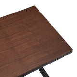 Pilsen Graphite Office Table - The Linen House