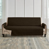 Pinsonic Sofa Cover ( Brown ) - The Linen House