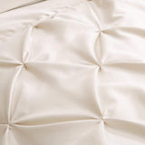 Pintuck Border Duvet Set - The Linen House