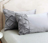 Pintuck Border Duvet Set - The Linen House