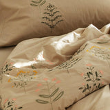 Plants Embroidery Duvet Set - The Linen House