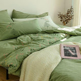 Plants Embroidery Duvet Set - The Linen House