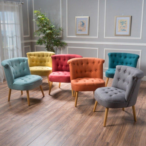 Plush Modern Tufted Accent Chair (One) – Stylish and Comfortable Seating - The Linen House