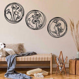 Poppy Flower Metal Wall Decor (pack of 3) - The Linen House
