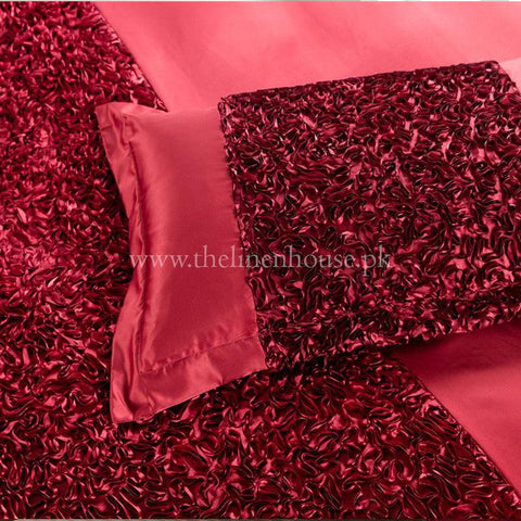 Red Bridal Set with filling - The Linen House