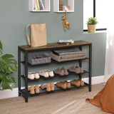 Roomy Industrial Style Shoe Rack - The Linen House