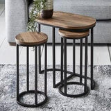 Round Nesting Tables - The Linen House