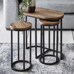 Round Nesting Tables - The Linen House