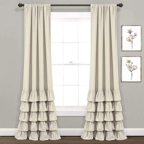 Ruffle Curtain - The Linen House
