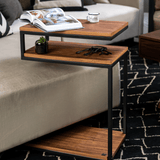 S Shaped Corner Side Table - The Linen House