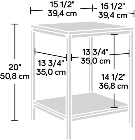 Sauder North Avenue Side Table - The Linen House