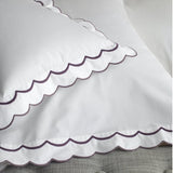 Scalloped Flange Duvet Set - The Linen House