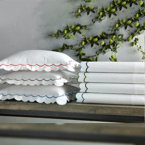 Scalloped Flange Duvet Set - The Linen House