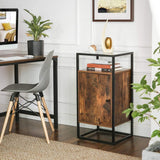 Side Table With Inside Shelf - The Linen House