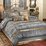 Silk Bridal Set (Grey) with filling - The Linen House