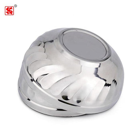 Stainless steel bowl double wall Pack of 5 - The Linen House