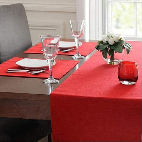 Table Runner (Red) - The Linen House