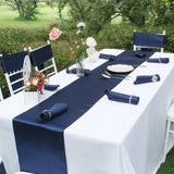 Table Runner (Plain Blue) - The Linen House